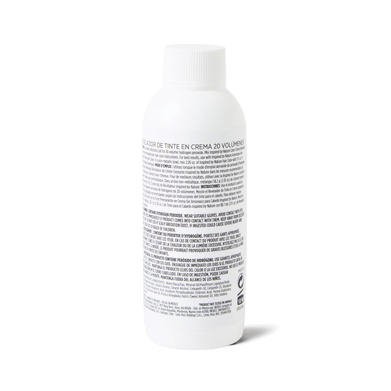 ion 20 Volume Developer, Infused with natural ingredients, cream texture,