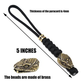 2pcs Knife Lanyards, Paracord Lanyard for Knife EDC Keychains Zipper Pulls