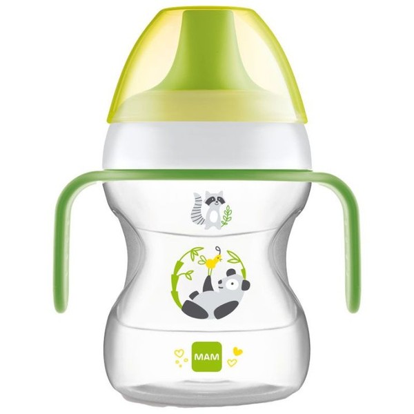Mam Diversification Tasse d'Apprentissage 190 ml +6 mois, Green