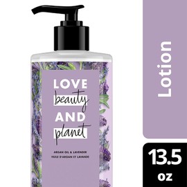 Love Beauty & Planet Body Lotion Argan Oil and Lavender 13.5 oz