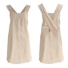 Glorlliant Apron Cotton Linen Soft Japanese Style Kitchen Apron with