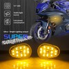 LED Turn Signal Light Flush Mount Motorcycle Blinkers Compatible with