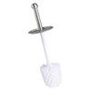 Bambelaa! Toilet Brush with Holder Toilet Brush Holder Standing Silver