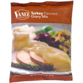 Vanee Foods Turkey Flavored Gravy Mix, 16 Ounce -- 8 per case.