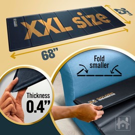 Golden Home Essentials XXL 25in x 68in Couch Support for Sagging Cushions - Extra Wide Sofa Cushion Support Board - 0.4in Saggy Couch Cushion Support for Sagging Seat - Sagging Couch Support Board