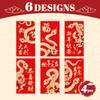 24 Pcs Red Envelopes, 6 Design Red Money Envelopes for