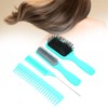 4Pcs Hair Brush Set Paddle Detangling Hair Brush Nine Rows