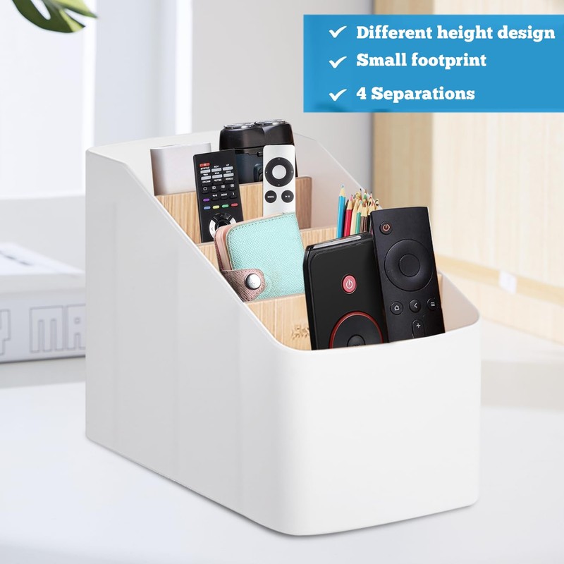 TOATELU 1 x Remote Control Holder Organiser: Table Organiser with