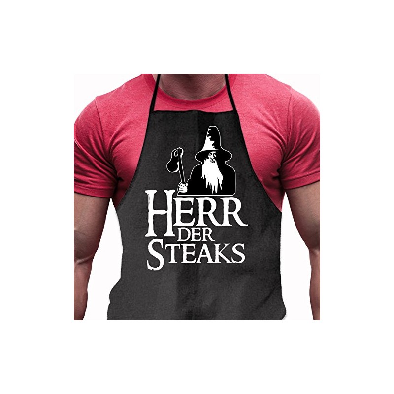 Shirtoo Barbecue Apron Lord of the Steaks Funny Gift for