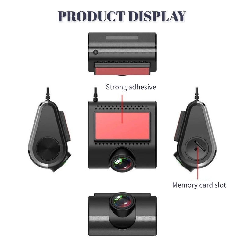 USB Dash Cam, 1080P HD DVR Dual Car Driving Recorder