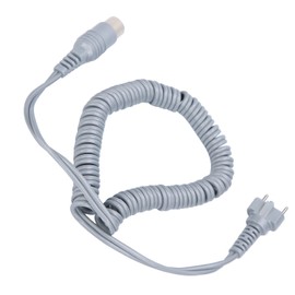 Electric Nail Drill Cable, Antioxidant Nail Drill Handpiece Cable, Three Connector Design for Electric Nail Drill Handpiece for Long Term Use (Grey)