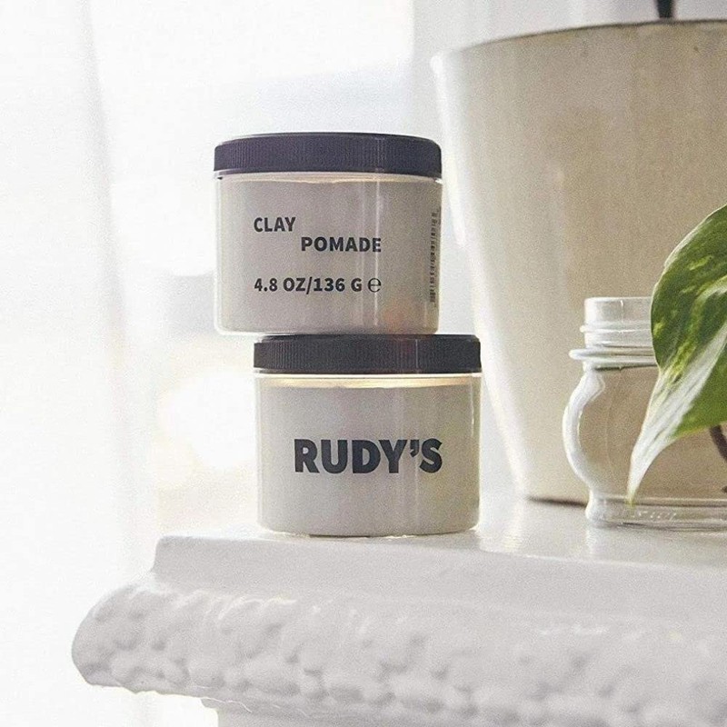 RUDY's Clay Pomade | Strong Hold Texturizer with Matte Finish