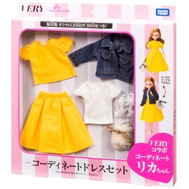 Licca - chan Dress LW - 20 VERY Collaboration Outfit Dress Set