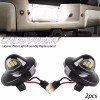 CHUSYYRAY 2pcs LED License Plate Light Tail Assembly Lamp For