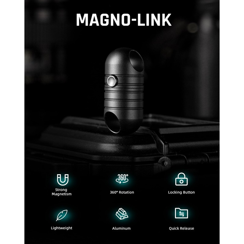 TISUR Quick Release Keychain, Magnetic Key Holder Connector, Detachable Key