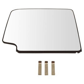Trail Ridge Towing Mirror Glass Heated Upper Driver Side Left LH Compatible with GM Pickup Truck