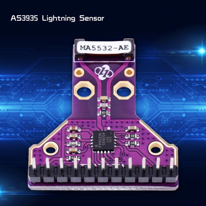 AS3935 I2 C SPI Flash Storm Distance Sensor Detector