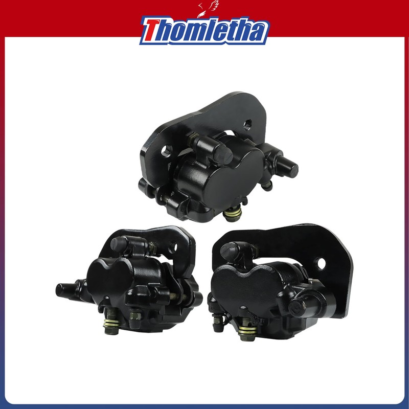 Front Rear Brake Calipers with Pads Replacement for Outlander 450