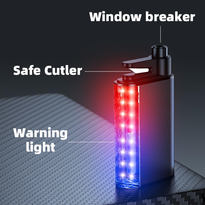 7JI 3 in 1 Car Safety Hammer Emergency Tool Emergency