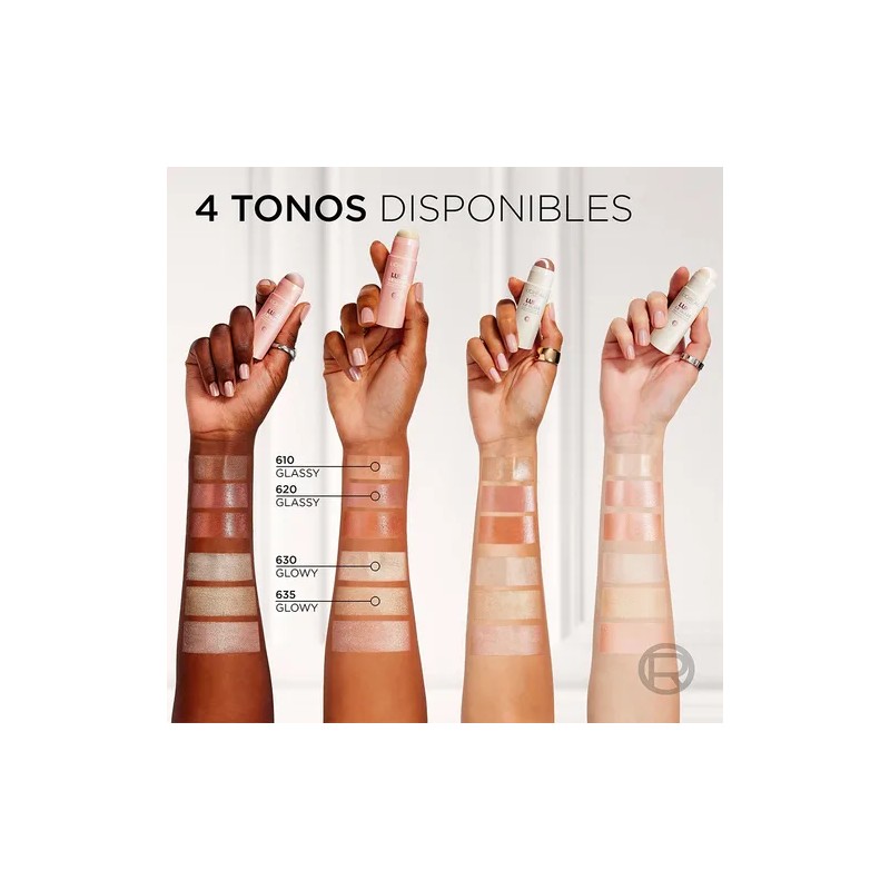 Iluminador En Barra Lumi Highlight Stick De Loral Paris Pink