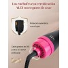 Cepillo Secador Aire Caliente Para Alaciado Negro
