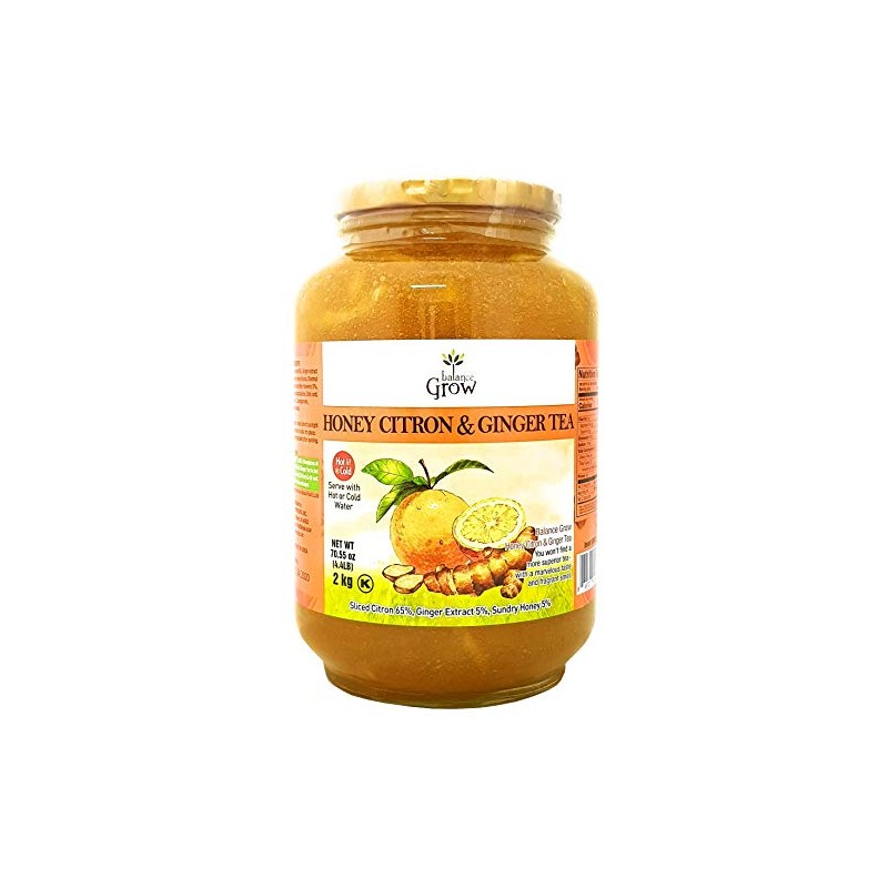 Balance Grow Honey Citron and Ginger Tea 70.55oz (4.4 lbs/2KG)