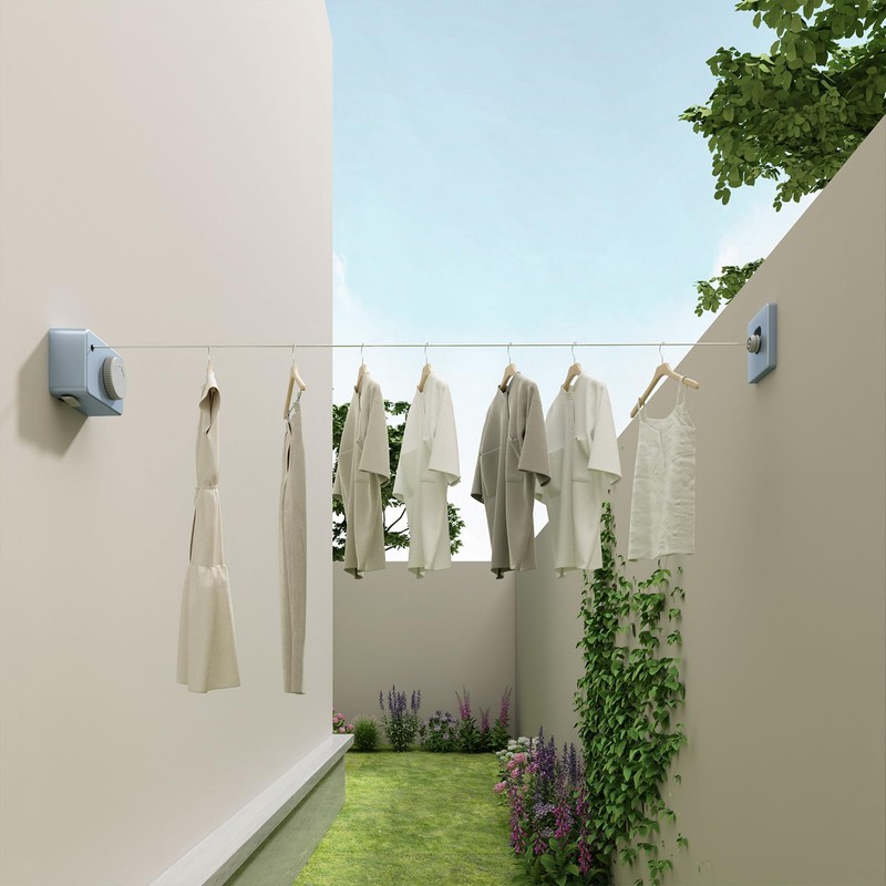 Danpoo Clothes Line Retracting Indoor Clothes Drying Line for Laundry