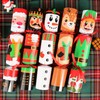 SURCVIO 10 Pack Non-Snap Christmas Table Party Favors with Party