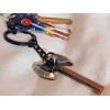 KindaCoolThings Metal Battle Axe Satirical Keychain / Pendant Live, Laugh,