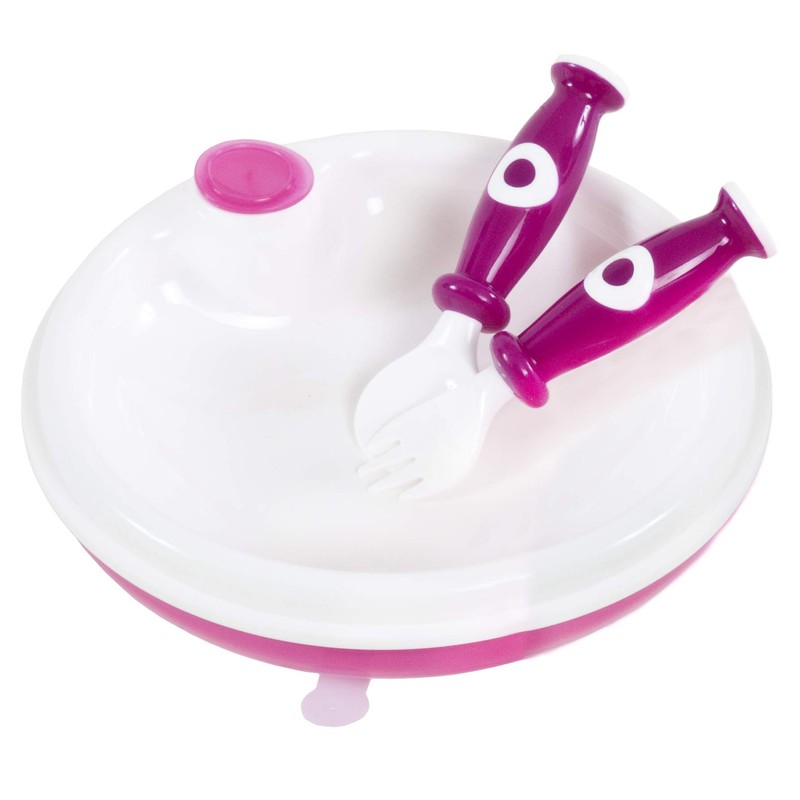 Bieco Keep Warm Tableware Set 3 Pieces pink