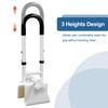 HEPO Adjustable Bathtub Grab Bars for Seniors, Bath Safety Grab