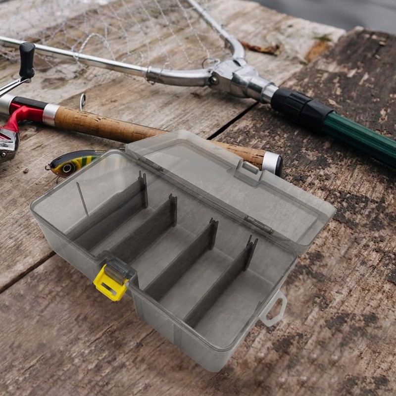Fishing Case, 2 Layer Tool Case, Extendable Shop, Fishing Box