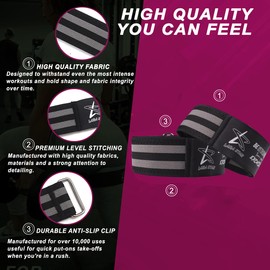 BFR Occlusion Bands for Women Glutes,Blood Flow Restriction Bands for Legs, Butt & Hip Building, Workouts, Best Fabric Resistance Bands for Squat Butt & Thigh