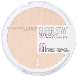 Maybelline Super Stay Full Coverage Powder Foundation Makeup, Up to 16 Hour Wear, Soft, Creamy Matte Foundation, Buff Beige, 1 Count