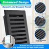 Flowild 5 Pack Floor Register 4X10 Inches, Heavy Duty Walkable