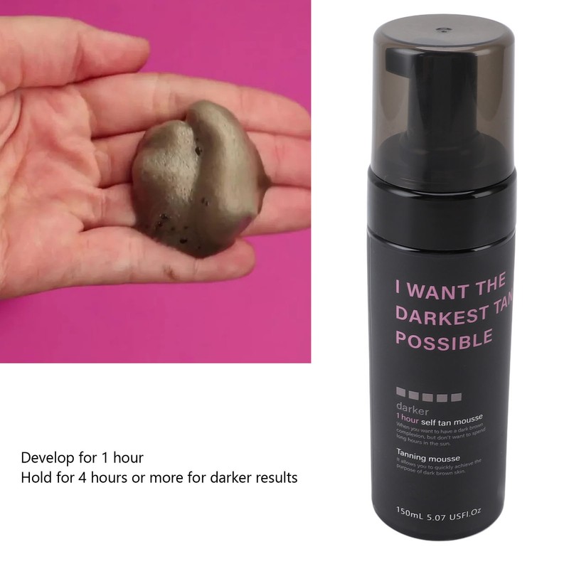 150ml Dark Self Tanning Foam Enriched with Argan Oil Even
