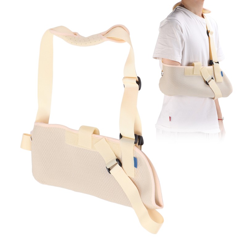 Ober Arm Sling Comfortable Adjustable Shoulder Immobilizer with Waist Strap