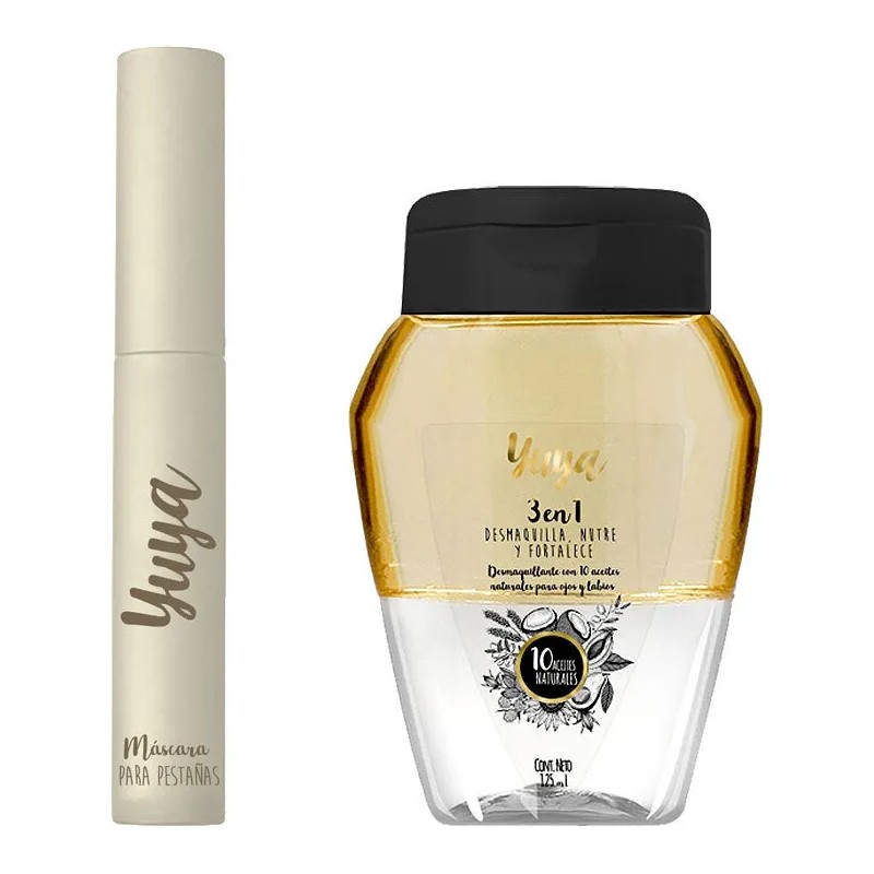 Kit 10 Aceites Naturales (Máscara + Desmaquillante) Yuya