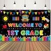 Welcome to 1st Grade Banner, Large Size First Day of