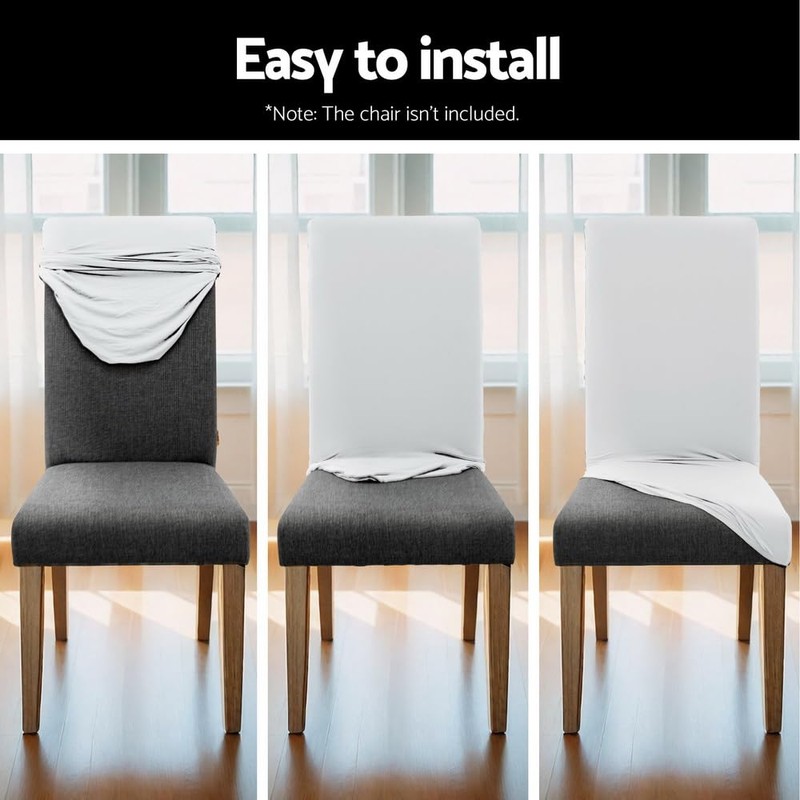 Artiss Dining Chair Covers 4X Slipcovers Spandex Stretch Banquet Wedding