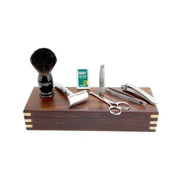 4 Pecs DE Safety Razor Pack of Blades, Nose Trimmer,