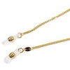 Pearl Glass Cord Brass 27.6 inches (70 cm) Gold CG-101