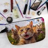 Livel lhood Funny Cat Makeup Bag Small Organizer Bag Toiletry