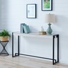 Holly & Martin Macen Console - Black with Distressed White