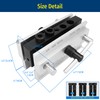 PRIDE&CRAFT Self Centering Dowel Jig Kit with 6 Drill Guide