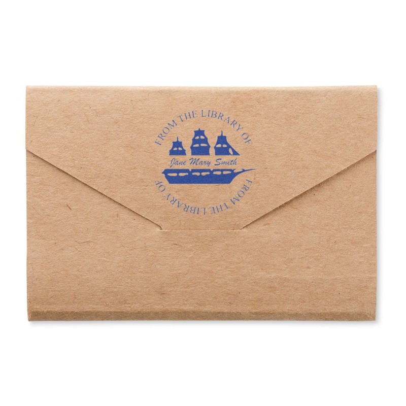 Acorn Sales Set Sail Library Rubber Stamp