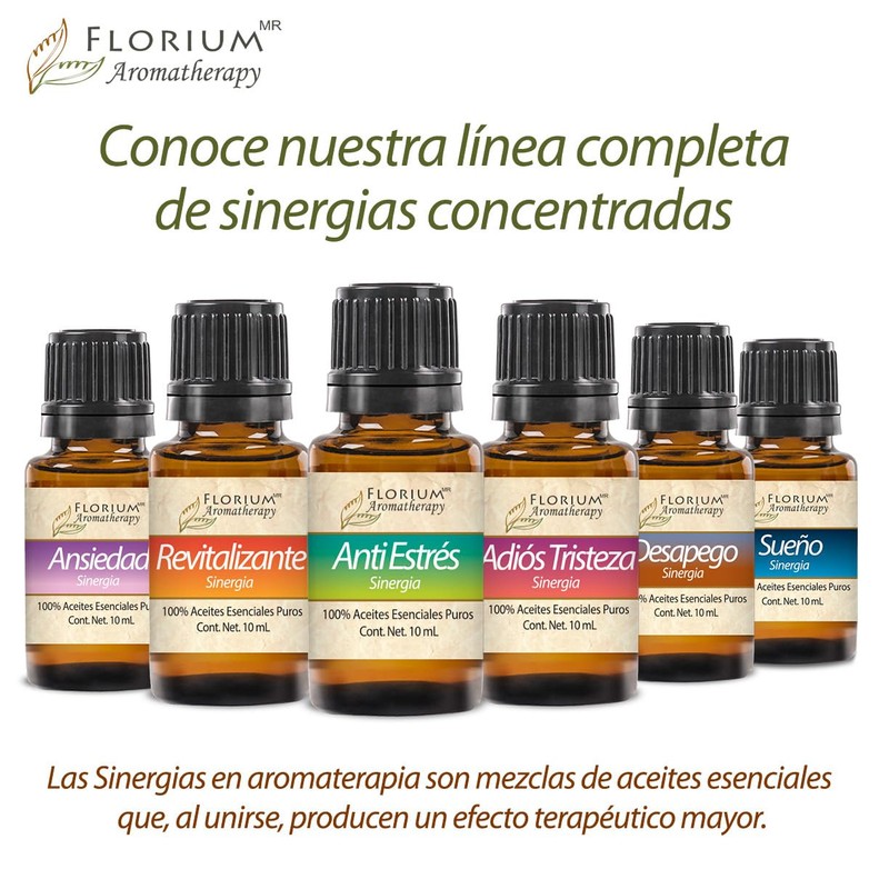 Revitalizante - Mezcla Concentrada de Aceites Esenciales de Aromaterapia Florium