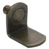 5mm Bracket Style Cabinet Shelf Support Pegs - Antique Brass
