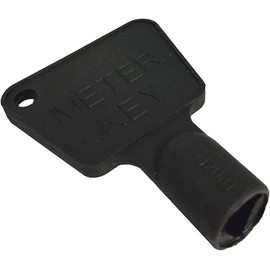 Gas Meter Box Key - Triangle Key - Electric Meter Key - Gas Meter Key - Gas Meter Cover - Electric Box Cover - Gas Box Cover Key - Electric Box - Black Plastic Utility Key
