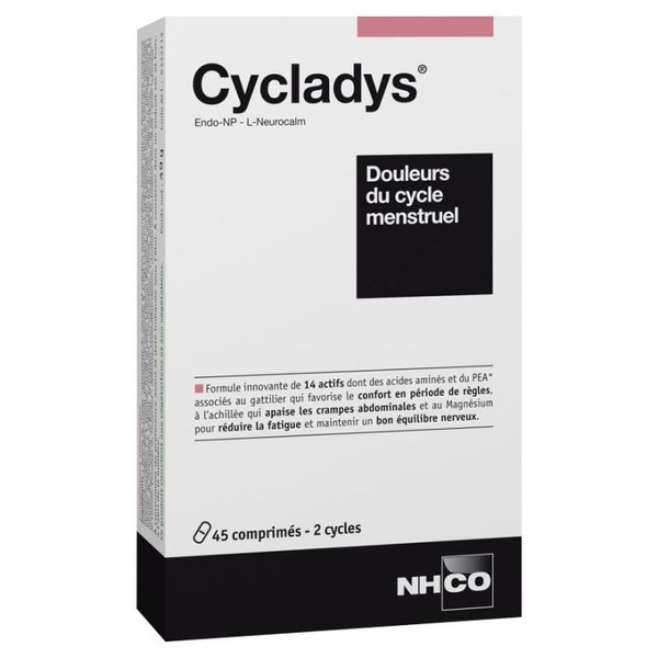 Nhco Cycladys Douleur du Cycle Menstruel 45 Comprimés